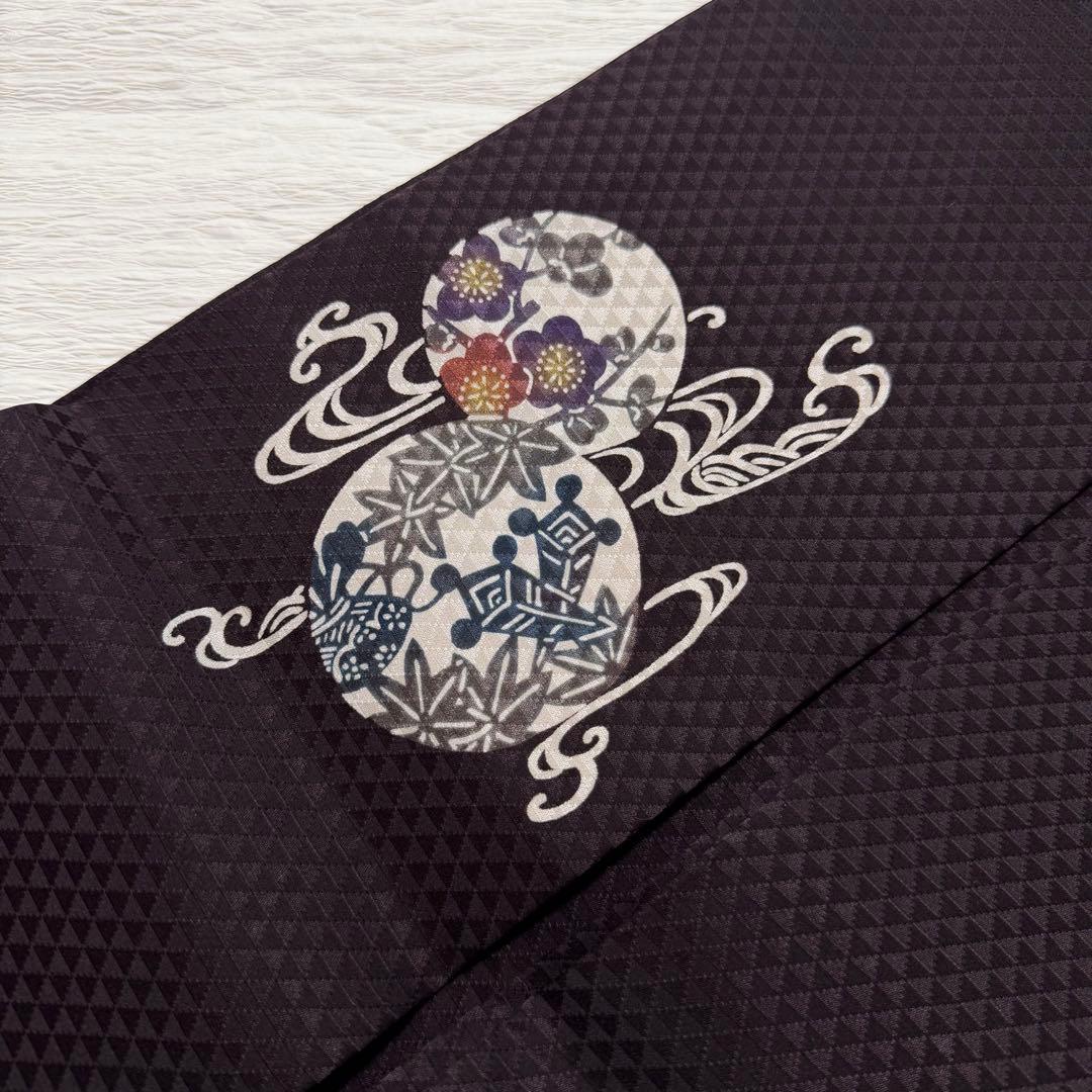 m158 琉球紅型 宝尽くし 名古屋帯 正絹 - メルカリ