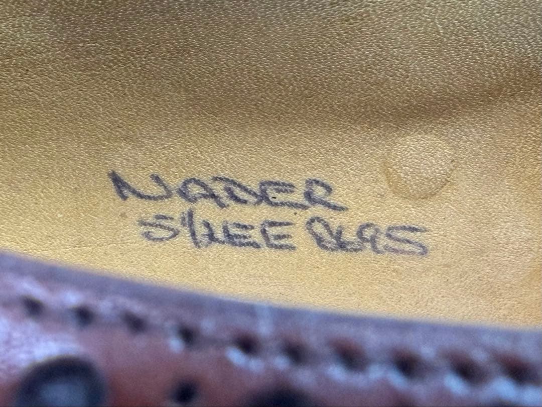 付属品完備　ジョンロブ　ネイダー　5.5EE　チェスナット　8695ラスト