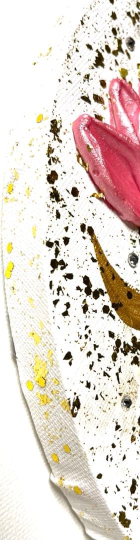 開運絵画 蓮の花 黄金の蓮の花 神の化身 蝶々 白龍