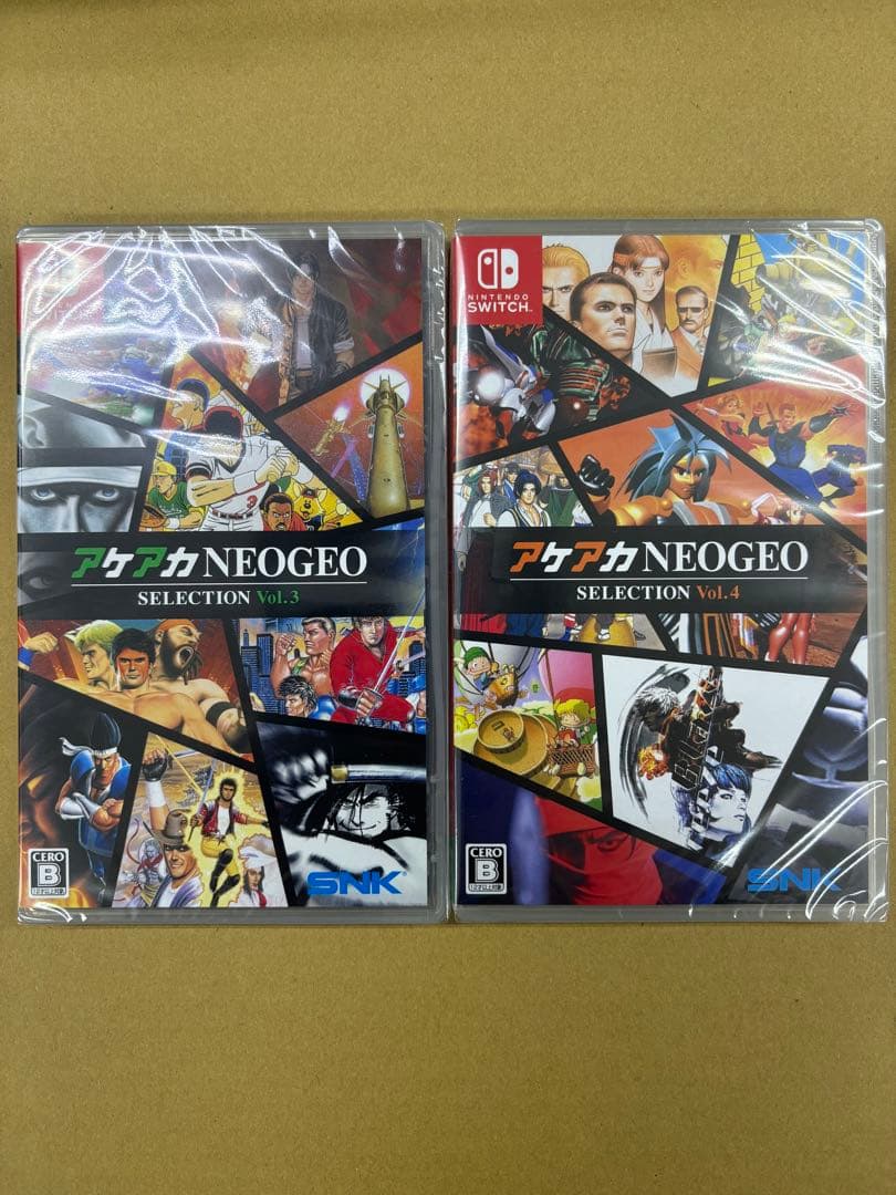 Switch アケアカ NEOGEO セレクション Vol.3 4 セット Switch】 アケアカNEOGEO セレクション Vol.3 | ノジマオンライン