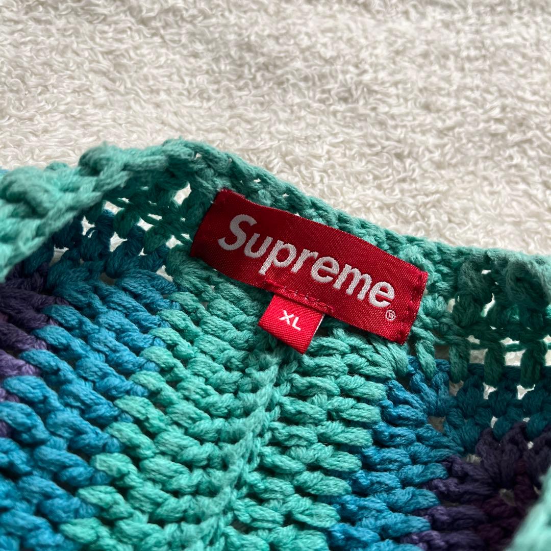 Supreme Hand Crocheted Sweater - メルカリ