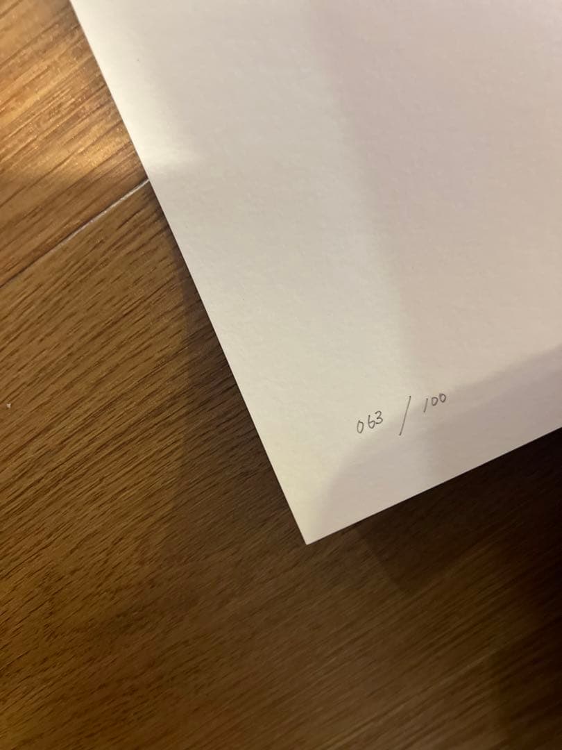 限定 直筆サイン 大友昇平 平成聖母 シルクスクリーンアート 063/100