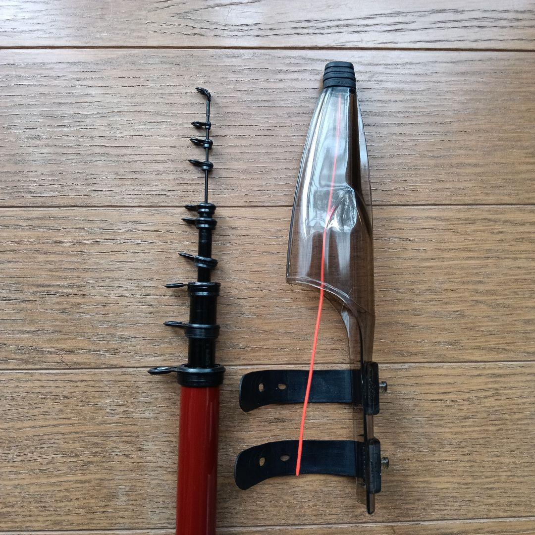 がまかつ 海上釣り堀ロッド リアルスペック H400 超美品 カセ イカダ