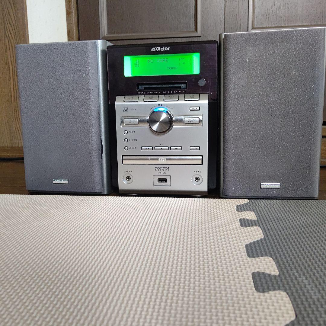Victor コンポ CD・MD・カセットデッキUX-Z2 カセットデッキもOK--ビクター、オールインワンコンポ「UX-Z2」 - CNET