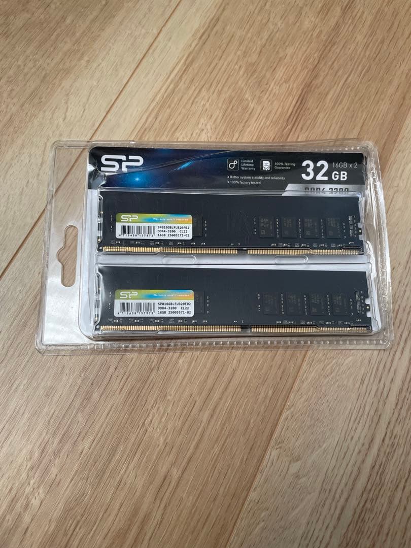 SP 32GB DDR4 メモリー 3200MHz 2枚組 Amazon.co.jp: Silicon Power (シリコンパワー) DDR4 32GB (2x16GB