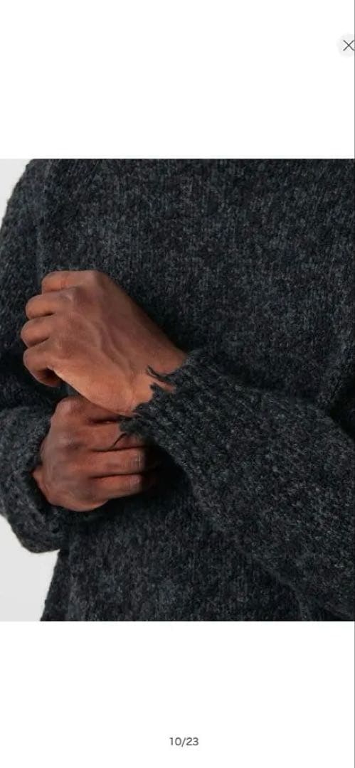 OWNESS ネップ クラッシュ クルーネック ニット - メルカリ