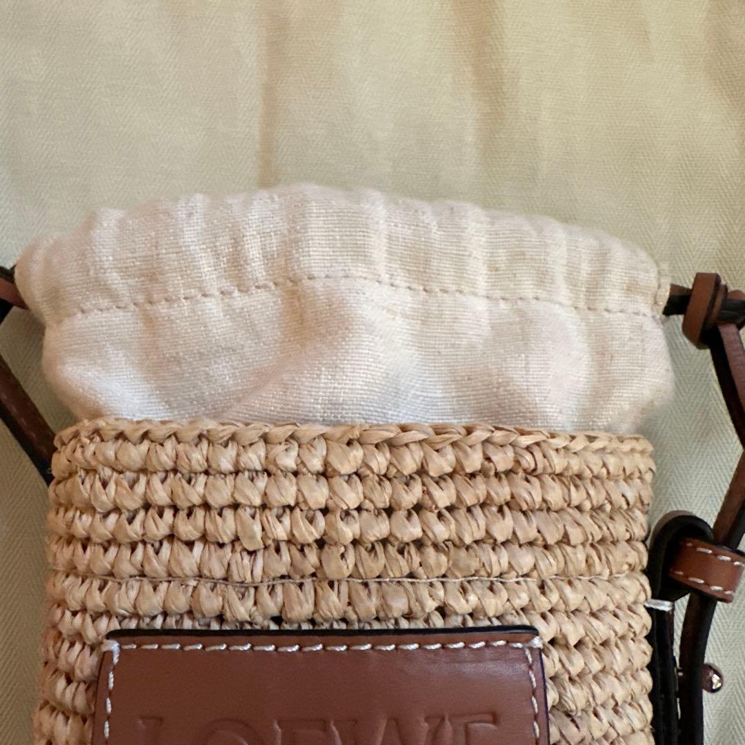 LOEWE ストローかごバッグ ベージュ スモールサイズLOEWE ストロー