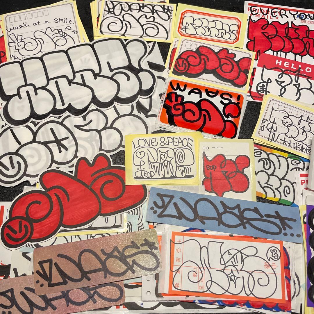 Graffiti グラフィティ ストリート 手描き ペイント ステッカー 大量 Graffiti グラフィティ ストリート 手描き ペイント ステッカー 大量
