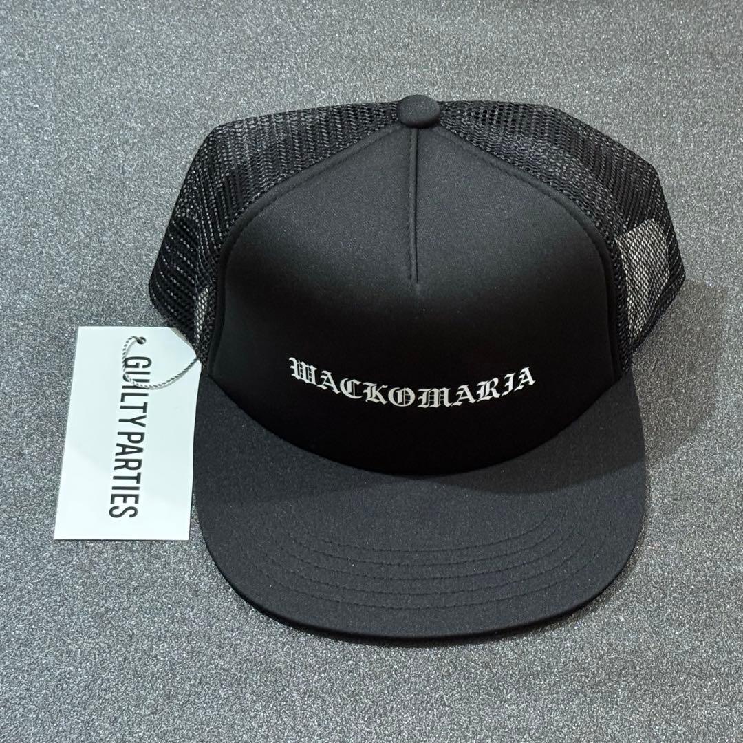 キャップ WACKO MARIA メッシュキャップ ワコマリア 黒 BLACK