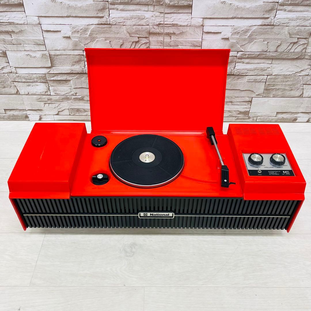 National ナショナル コンパクトテーブルステレオ SF-458 - メルカリ