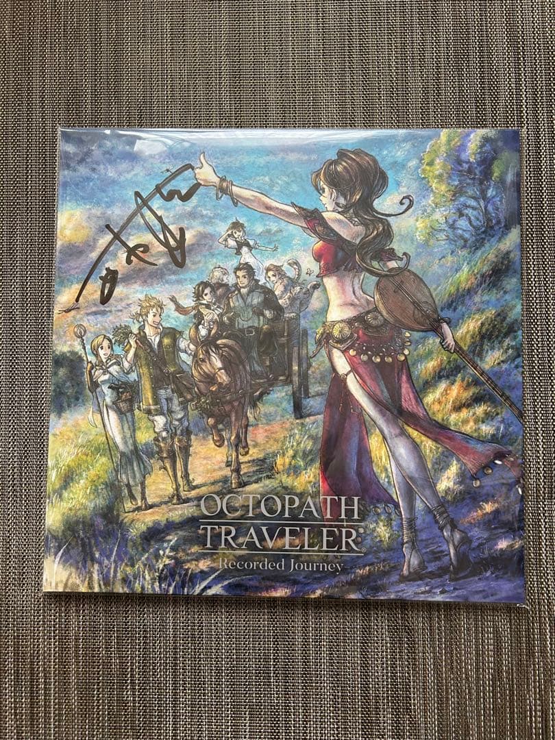 オクトパストラベラー lp アナログレコード 西木康智直筆サイン入り