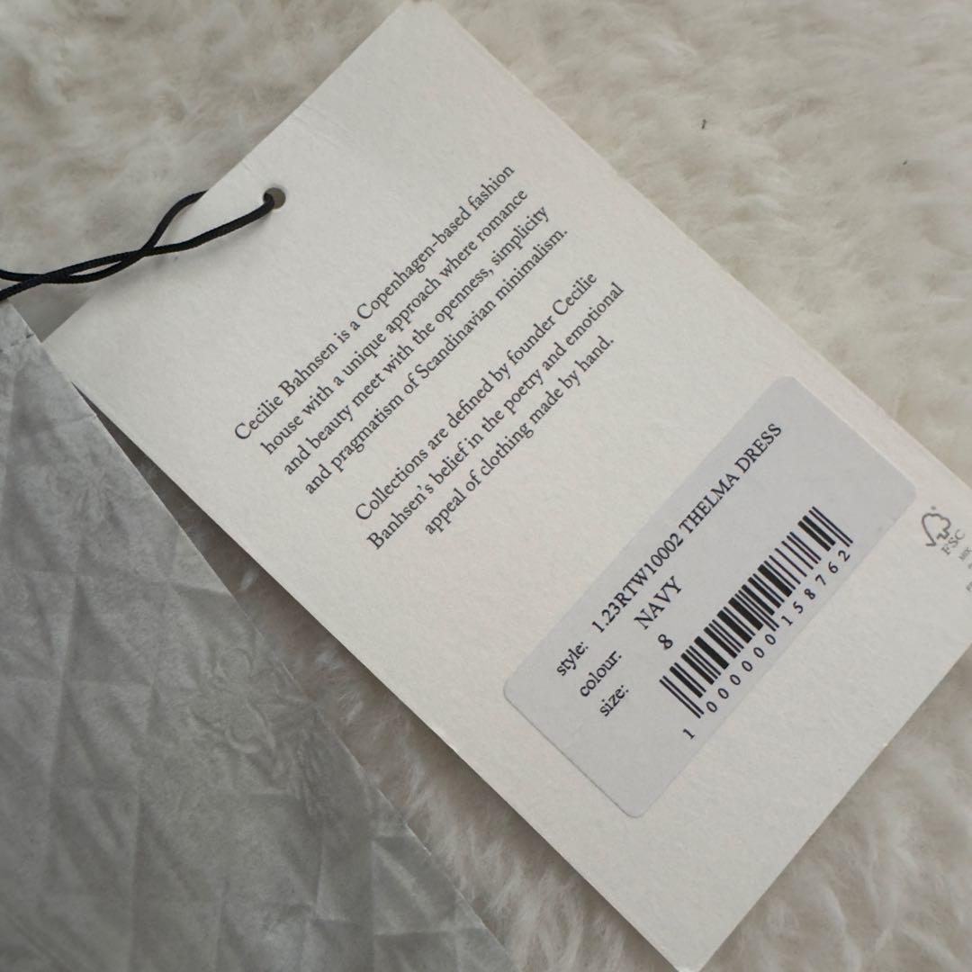 新品未使用 セシリーバンセン THELMA DRESS ネイビー M - メルカリ