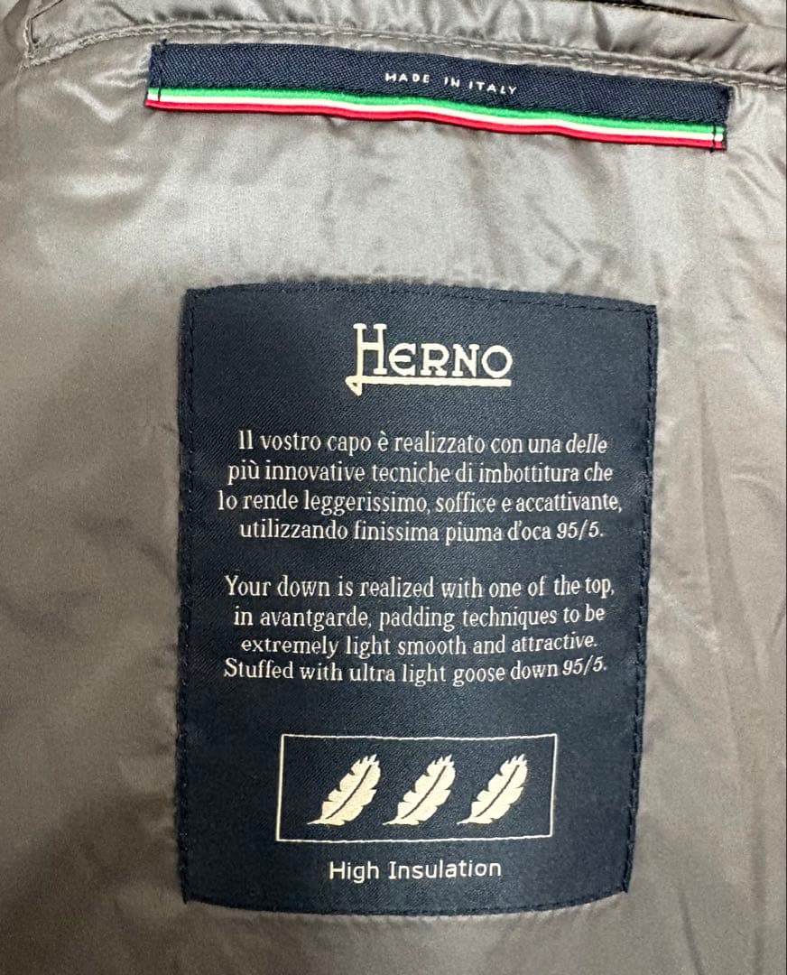 定価37.8万 ヘルノ×ロロピアーナ 最高級カシミヤシルク フーデッド