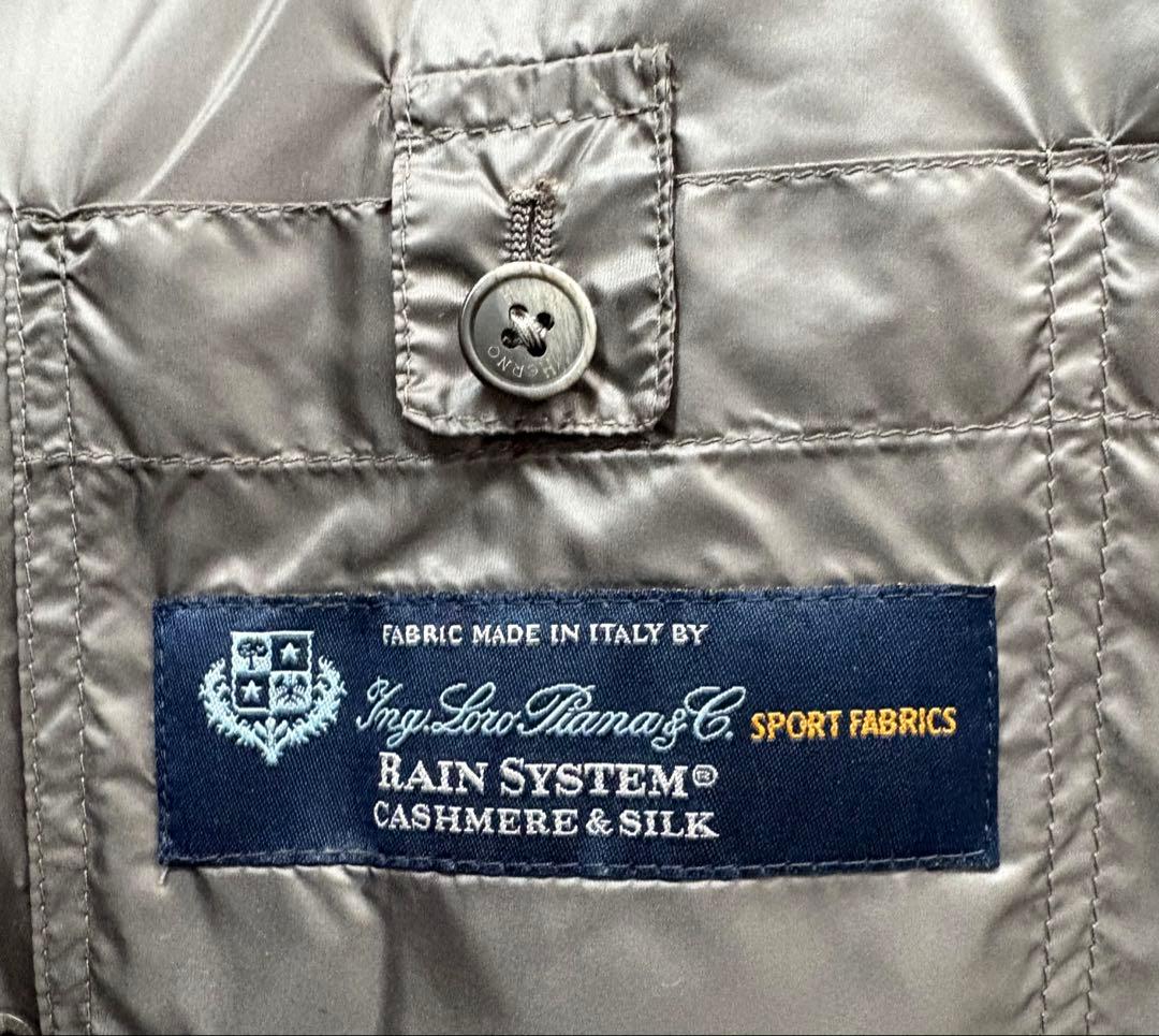 定価37.8万 ヘルノ×ロロピアーナ 最高級カシミヤシルク フーデッド