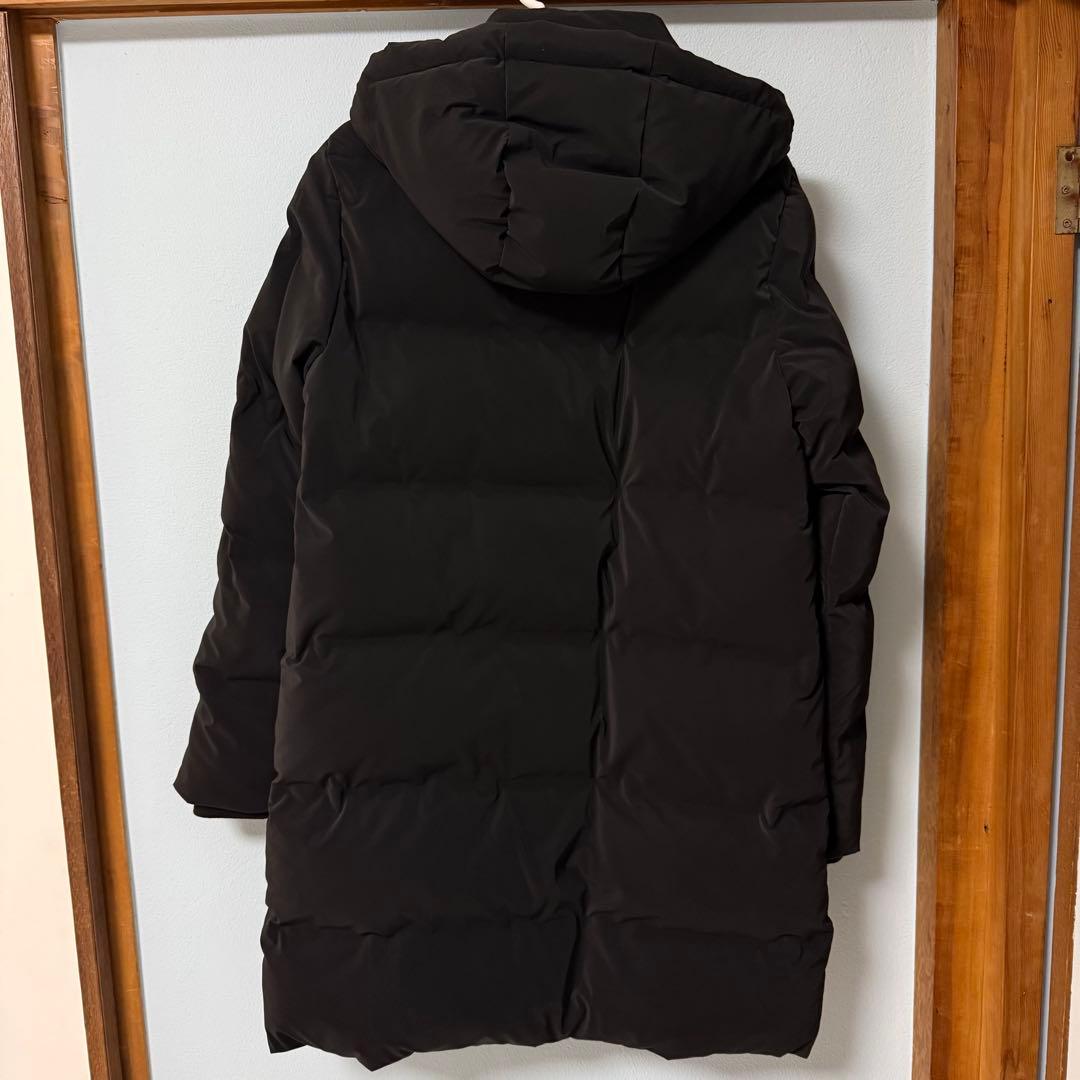 新品】ZARA フード付き ブラック ダウンジャケット ダウンコートS