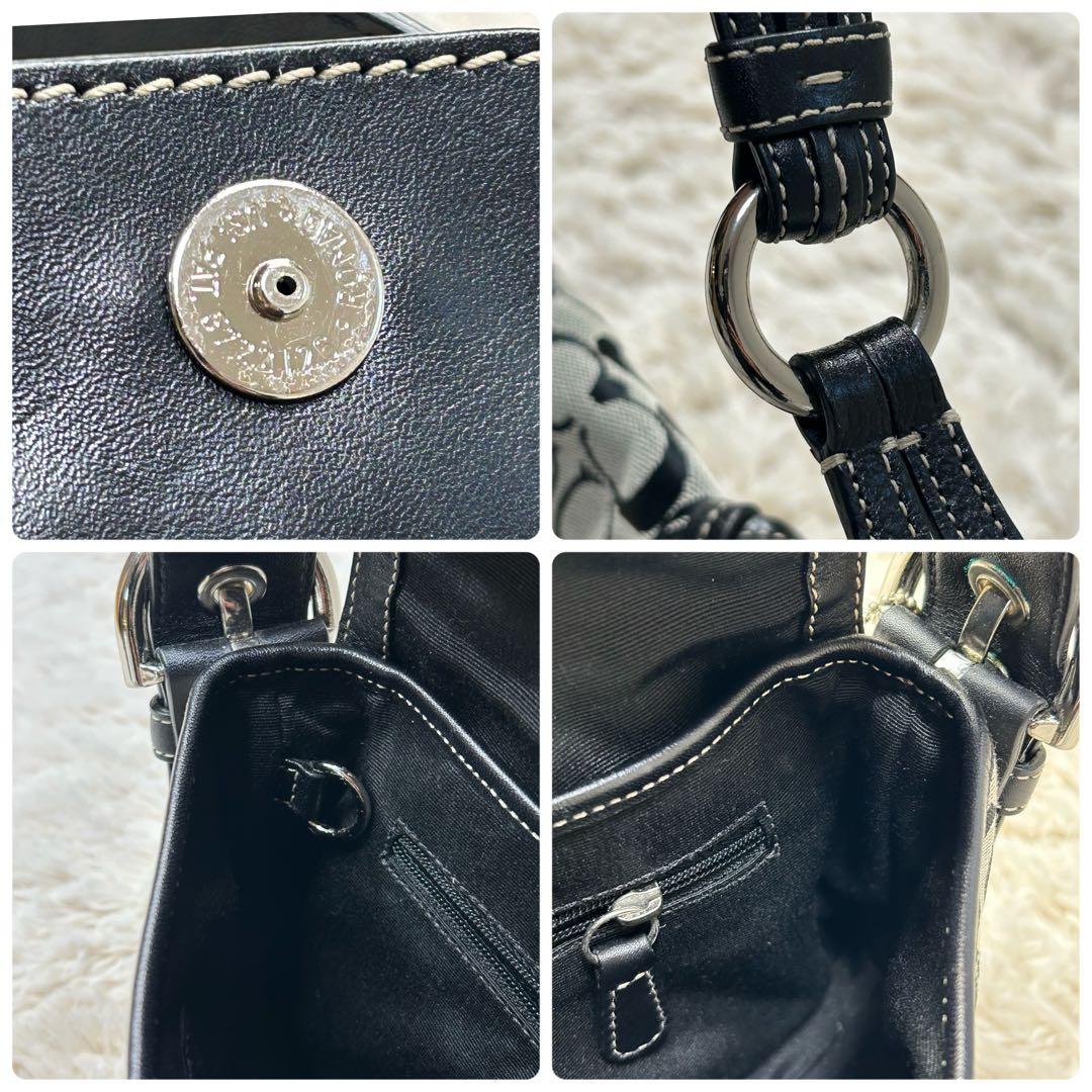 激レア】コーチ ソーホー ワンショルダーバッグ シグネチャー 黒