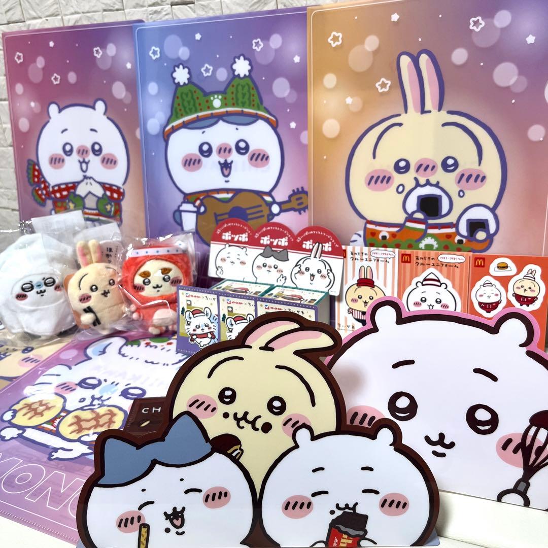 ちいかわ ハチワレ うさぎ モモンガ ステッカー クリアファイル ぬいぐるみ ちいかわ シール ステッカー ハチワレ うさぎ モモンガ 可愛い