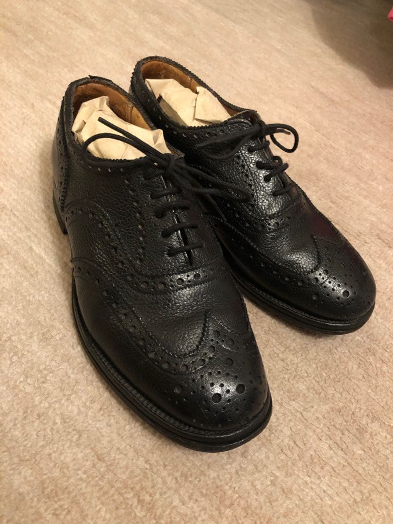 Sanders 80s 官給品 サービスシューズ　ウィングチップ SANDERS サンダース – 靴屋池田 Kutsuya Ikeda