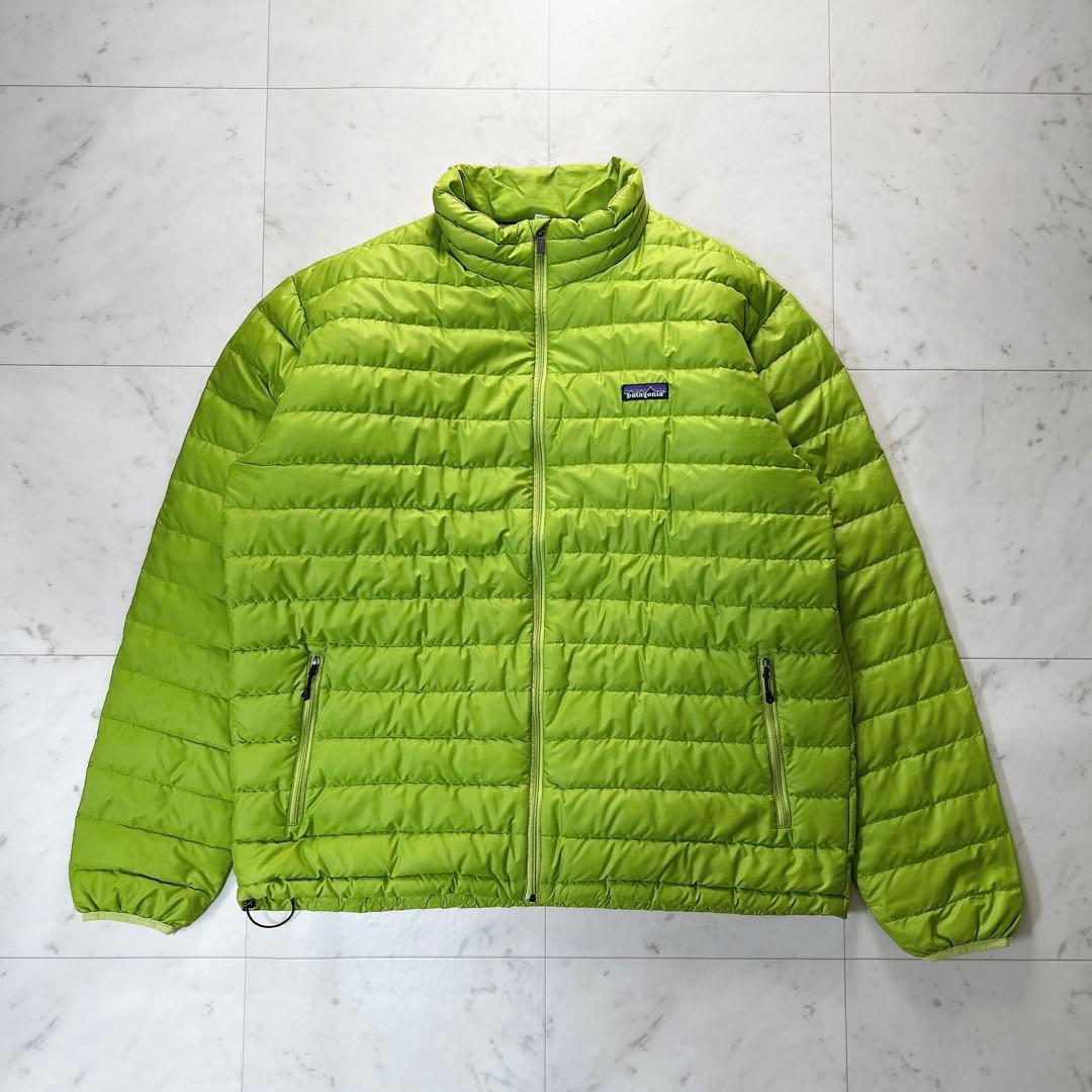 パタゴニア ダウンセーター ライトグリーン 黄緑 メンズXLサイズ 84673