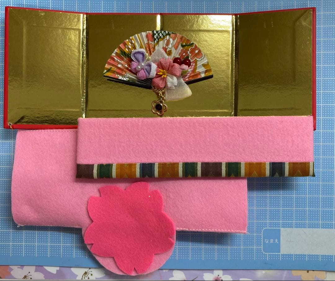 ちりめん細工 つまみ細工 うさぎ雛壇飾り No.679 ハンドメイド - メルカリ