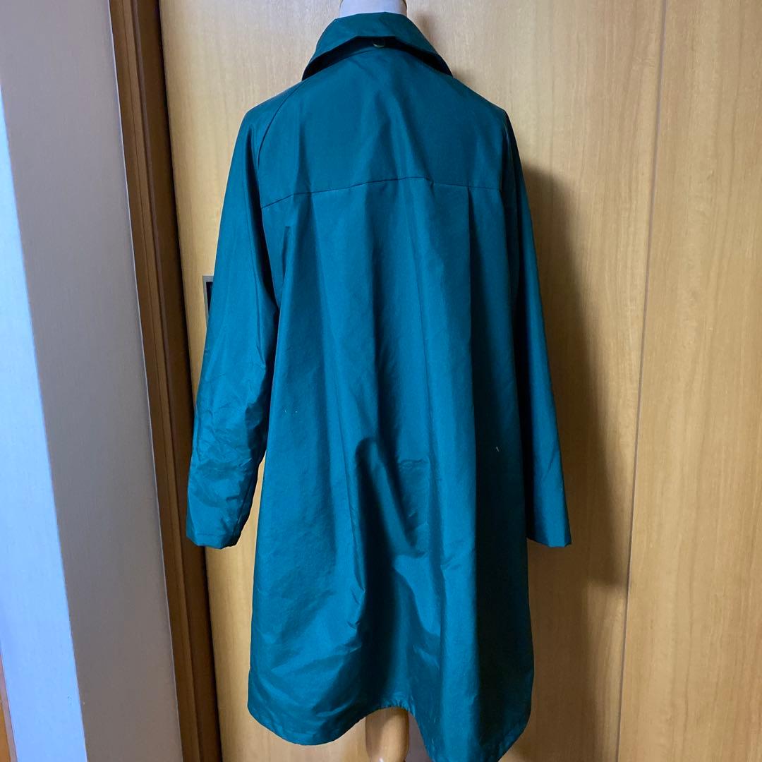 ヒグチユウコ ギュスターヴ カミナリ様 レインコート グリーン M