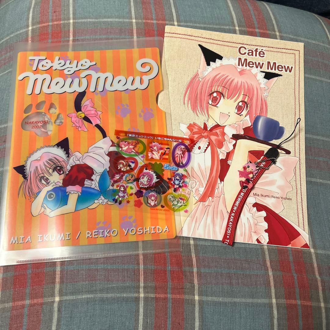 東京ミュウミュウなかよし付録 ファイル ノート シール ストラップ
