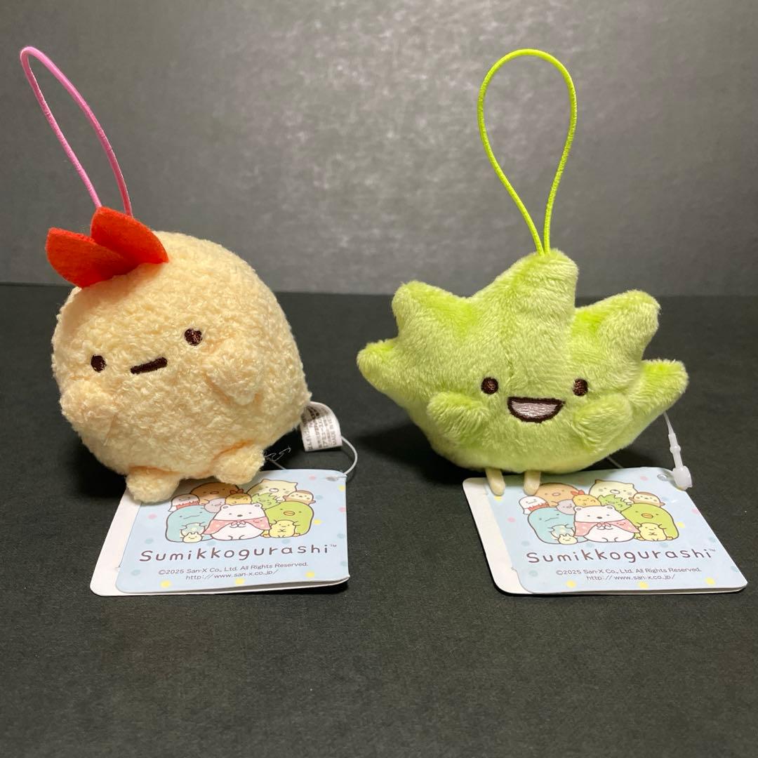 すみっコぐらし ばんざいゴムひも付きマスコット 2点セット