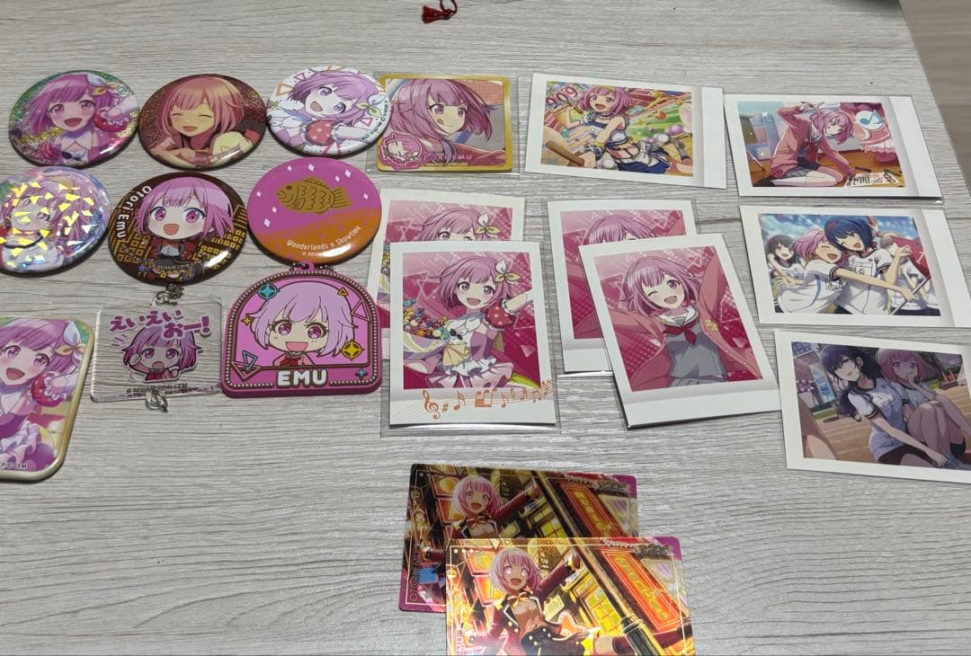 学園アイドルマスター 花海佑芽 とらのあな 特典 スクエア缶バッジ 8点