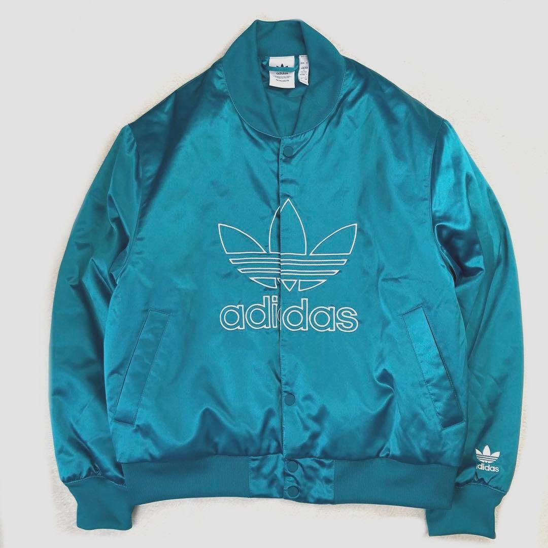 アディダス サテンボンバー ジャケット スタジャン Lサイズ - メルカリ