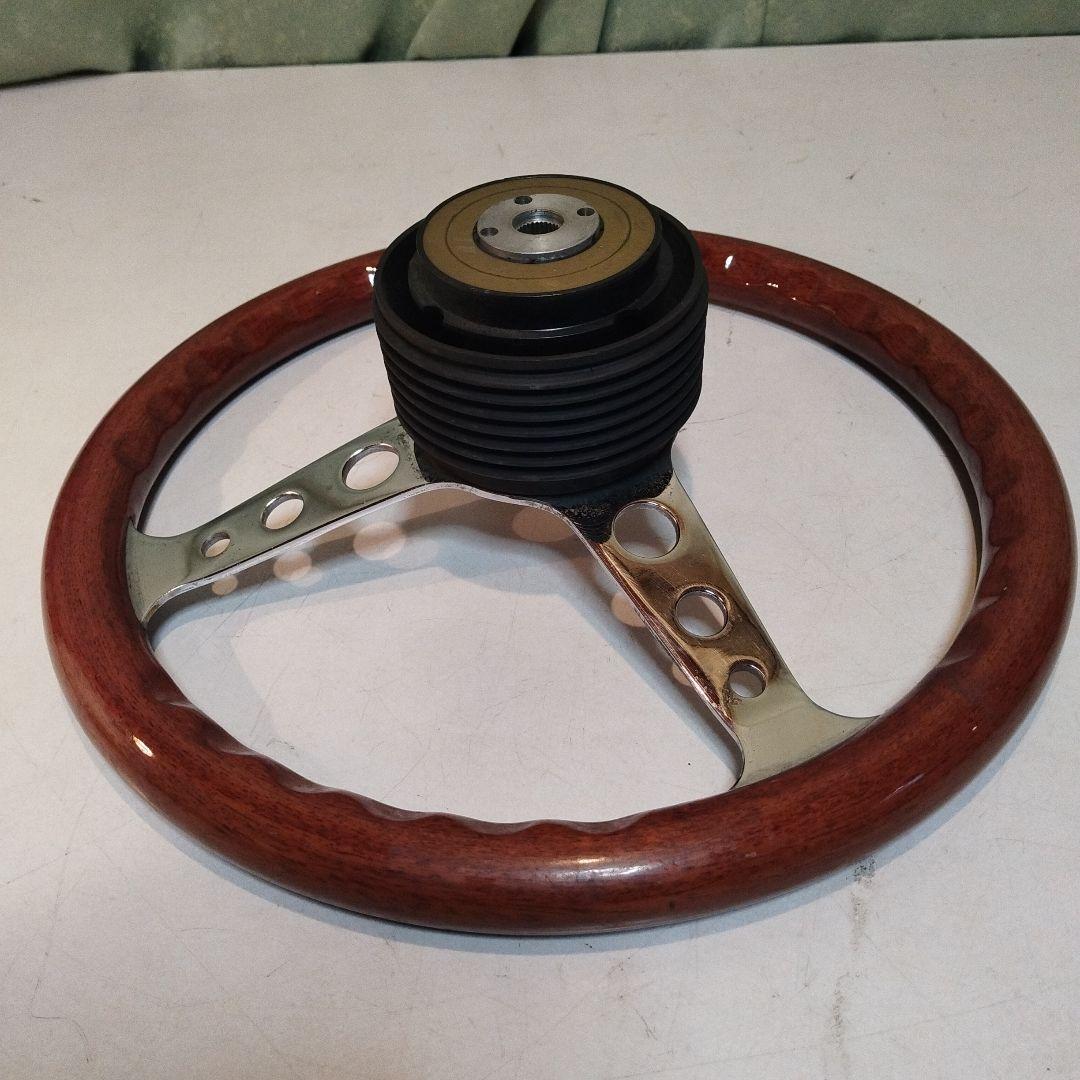 旧車 1部木製 木製ハンドル DINOS 直径36cm