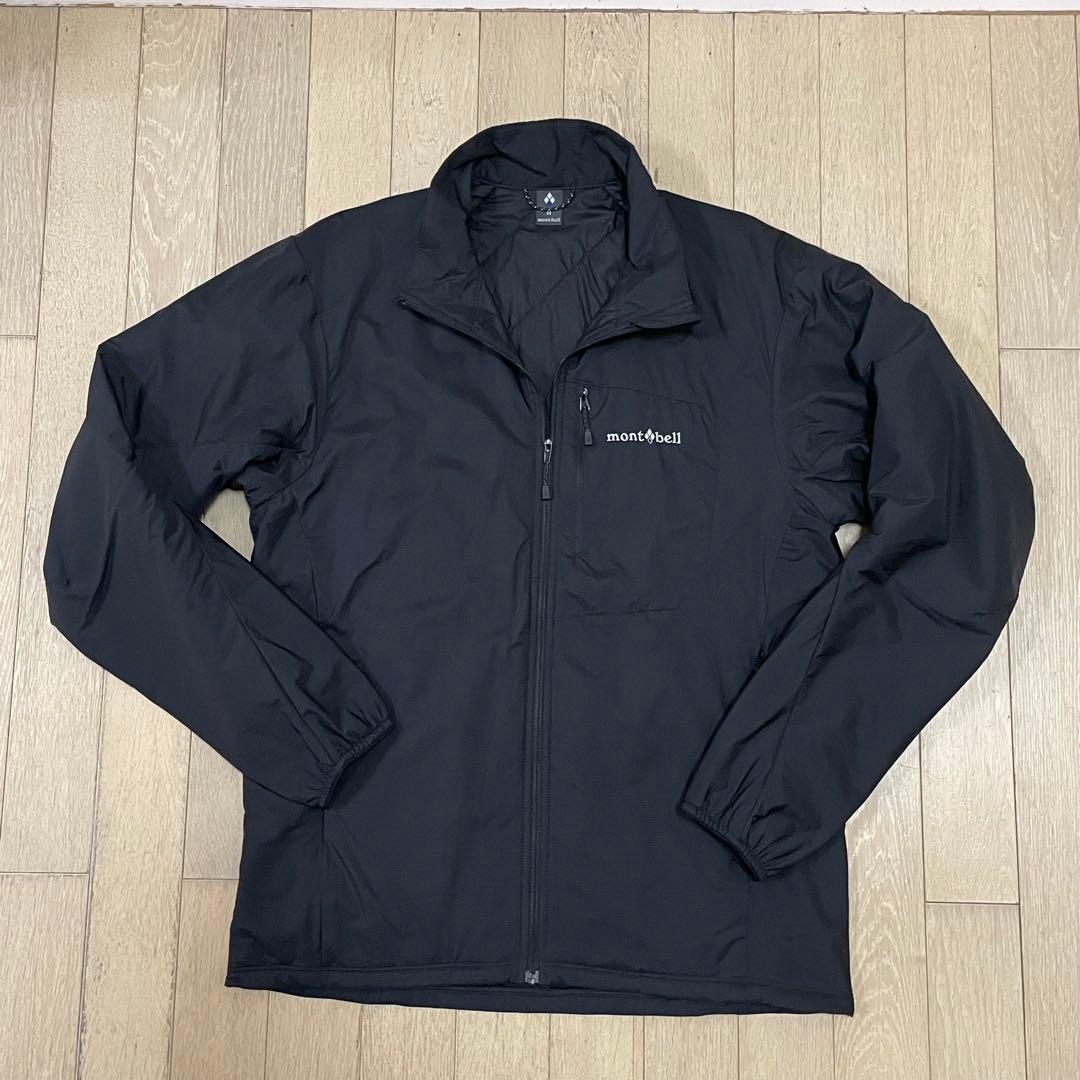モンベル EXライト サーマラップ ジャケット メンズM ブラック - メルカリ