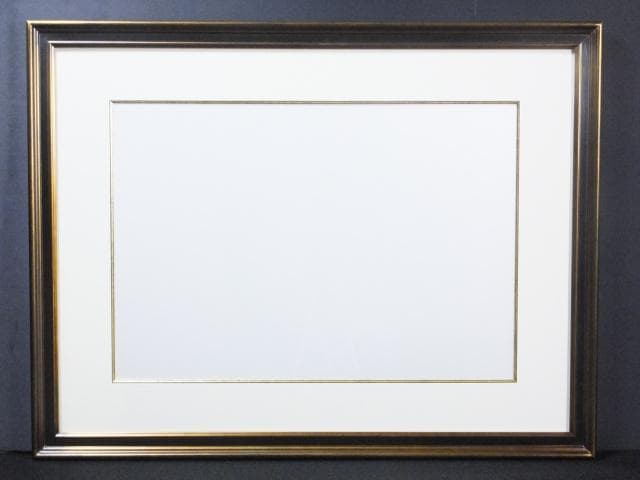 モールディング 大全紙 水彩/版画用額縁『布張りタトウ箱 黄袋付』0109J