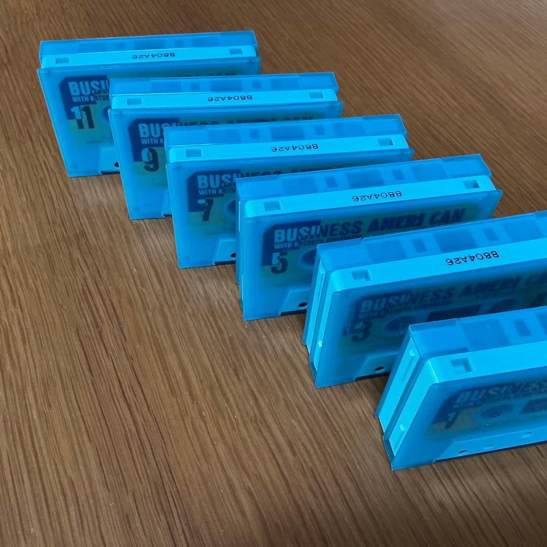 小林克也の聞き取り&ビジネスアメリ缶 カセットテープ版 (2缶セット