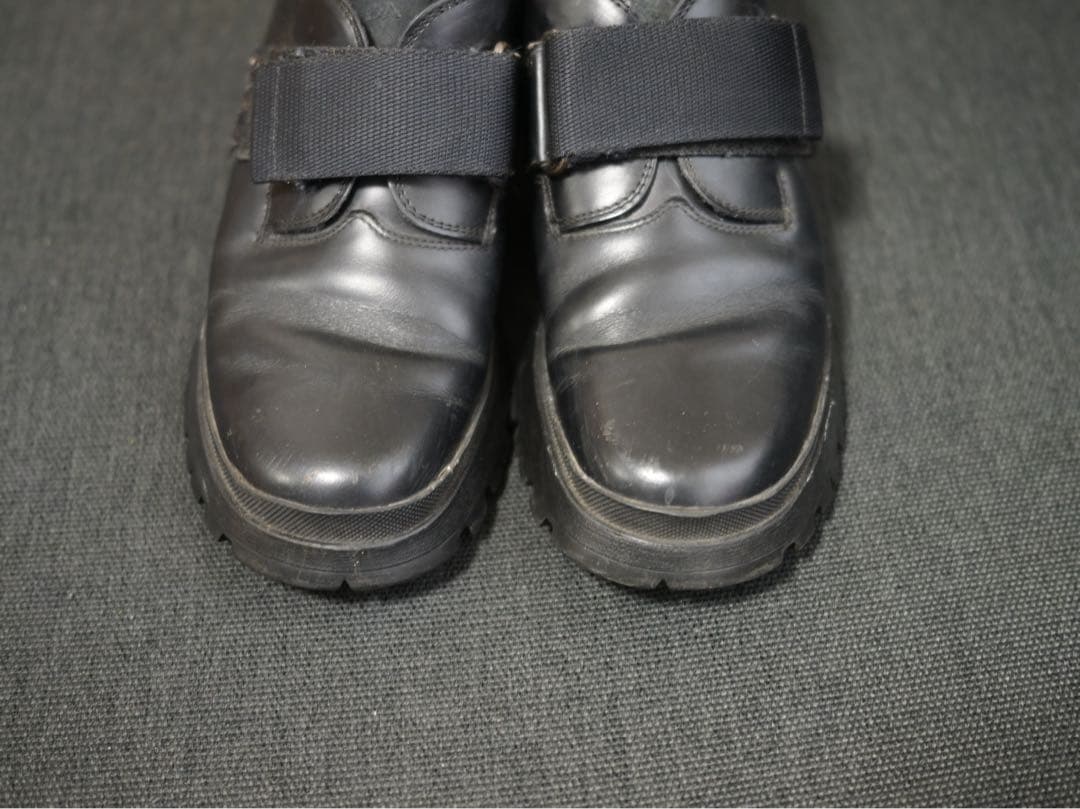 00s Prada archive leather gimmick shoes