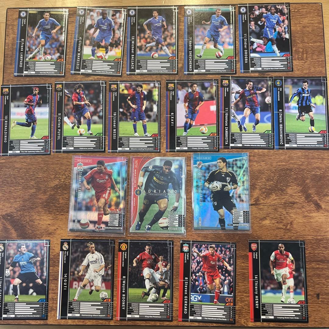 WCCF 大量まとめ売り】サッカーカード まとめ レジェンド多数 - メルカリ