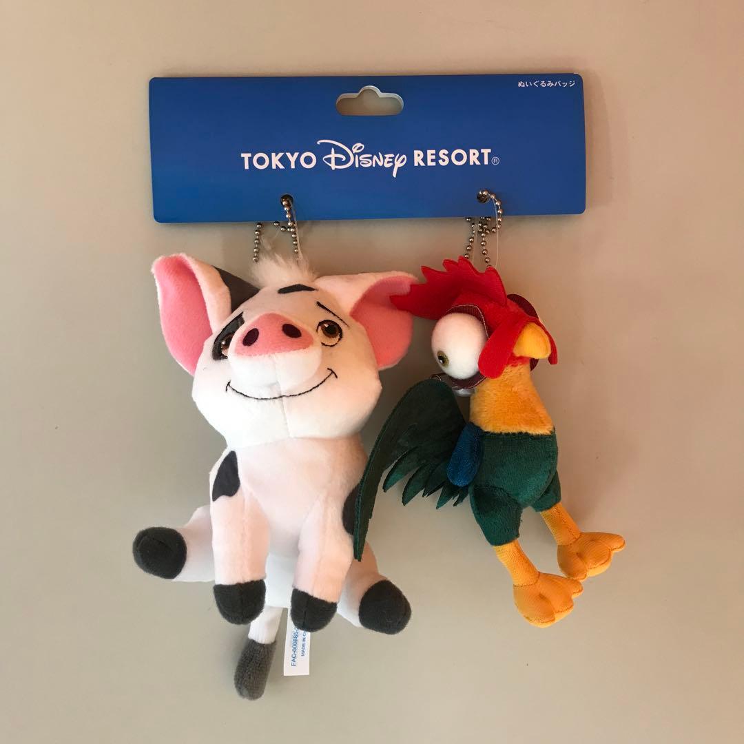 東京ディズニーリゾート ぬいぐるみバッジ モアナと伝説の海 プア