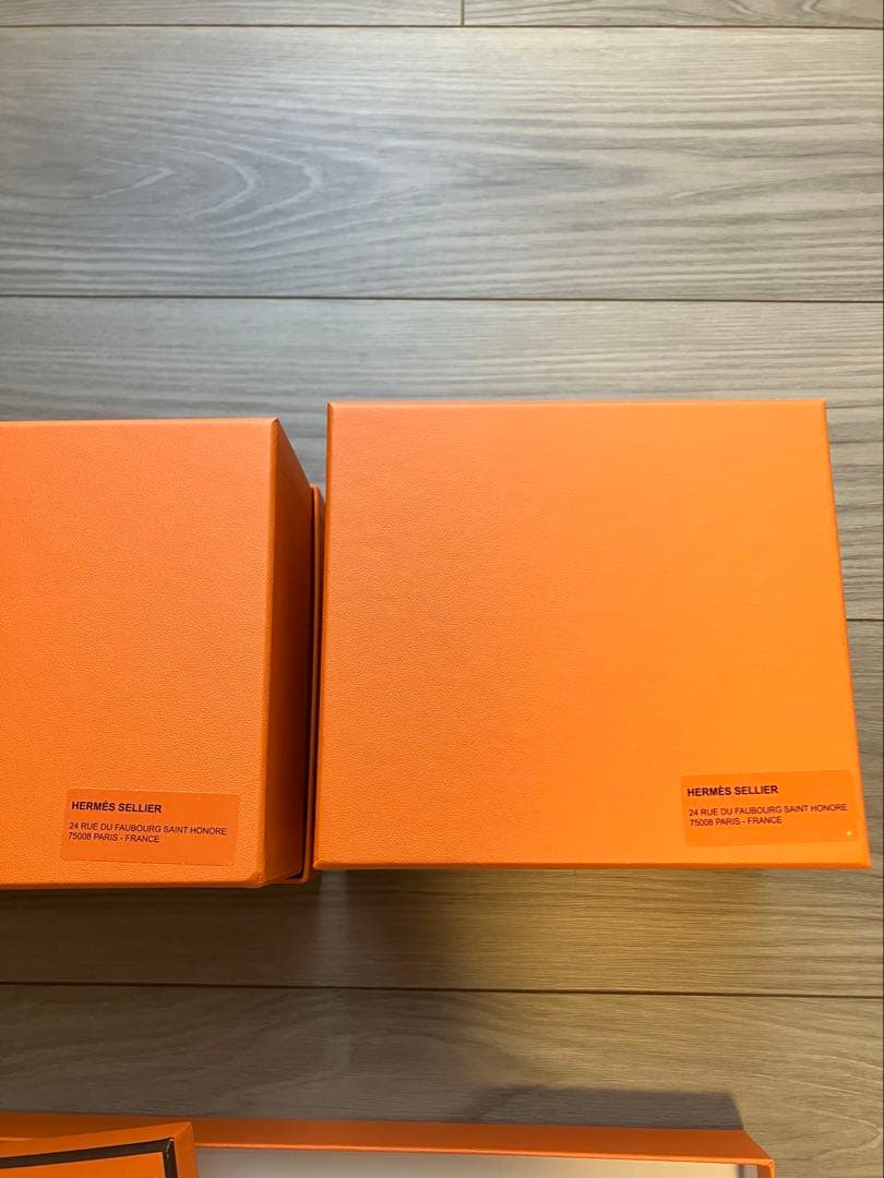 17個セット】Hermes エルメス オレンジボックス 空箱 一部傷汚れあり