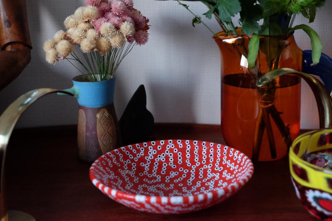 ベネチアンガラス ミルフィオリ プレート ムリーニ 江波冨士子/舩木倭