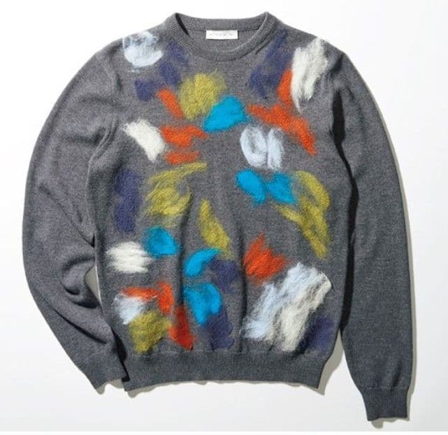 ETRO エトロ　ウールニット　水彩画模様　総柄　イタリア製　グレー　L 楽天市場】エトロ ETRO ストール マフラー 秋冬 メンズ レディース