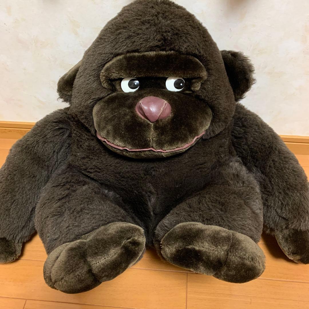 ごりら 特大 ぬいぐるみ 昭和レトロ - メルカリ