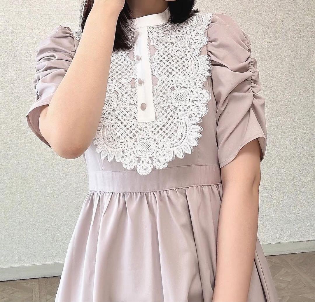 An MILLE アンミール ヨークレースフレアOP ワンピース - メルカリ