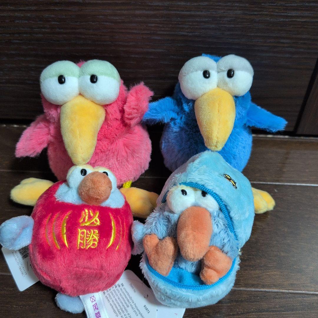 NICI　ハチドリぬいぐるみ　15cmだるま＆たまご ニキ NICI ぬいぐるみキーリング ダルマ : PLAZA オンラインYahoo