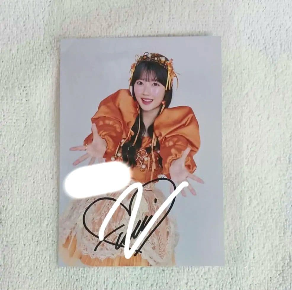 CUTIE STREET きゅーすと 川本笑瑠 ブロマイド 生写真 直筆サイン