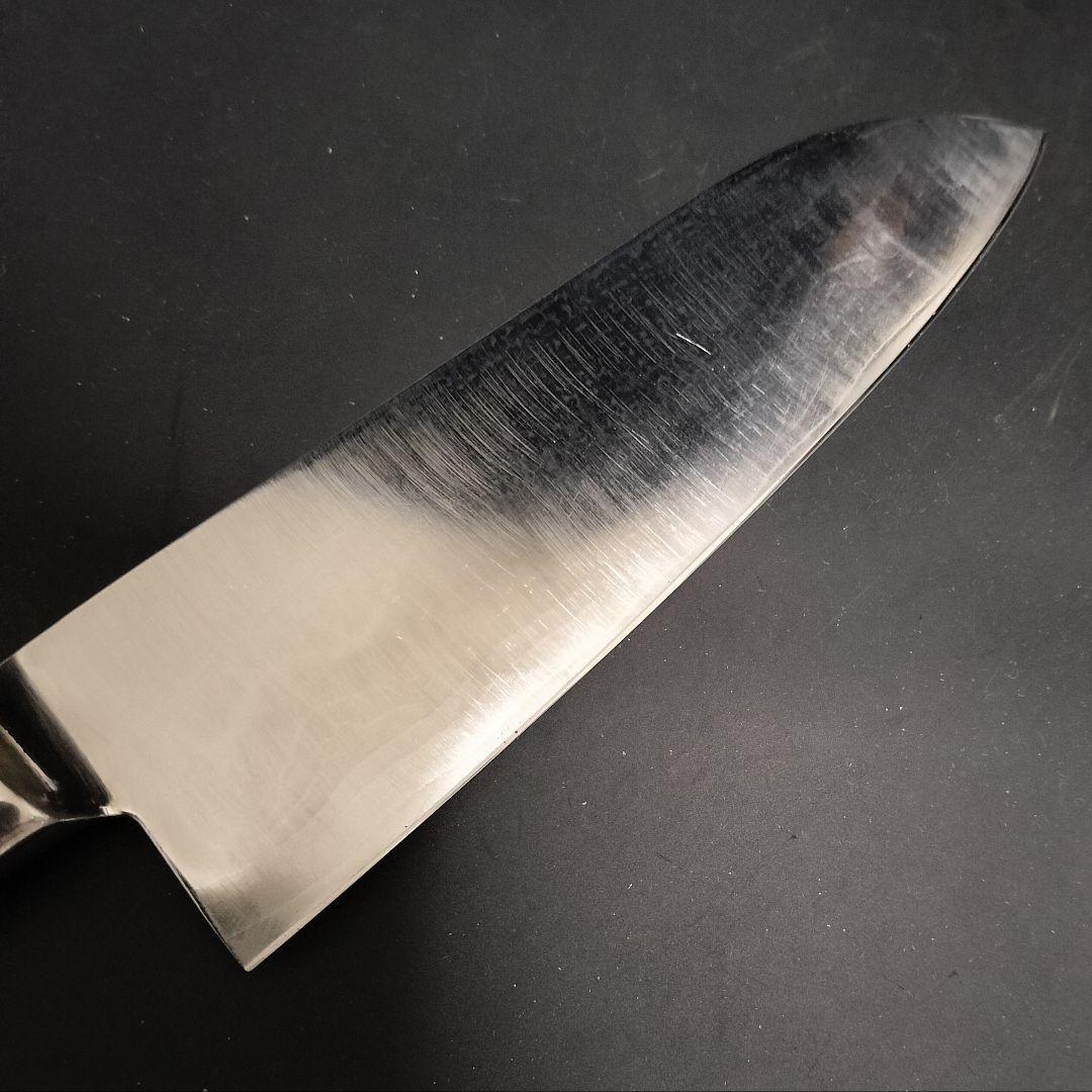 タッパーウェア 37ply 三徳包丁 ダマスカス スウェーデン鋼割込 研ぎ