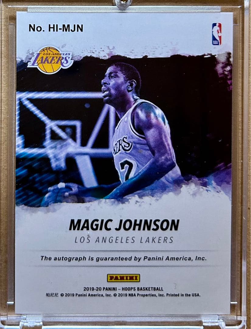 25枚限定サインカード マジック・ジョンソン Magic Johnson - メルカリ