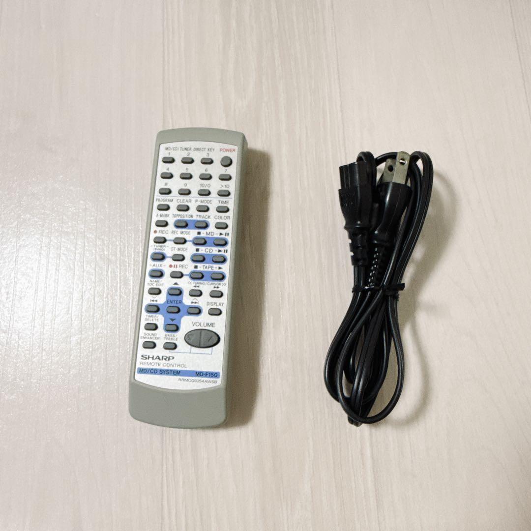 2356【SHARP】 MD MD-F150 CDラジカセ 動作品 - メルカリ