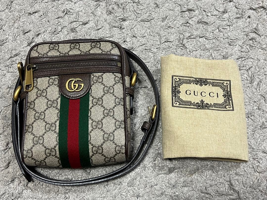 GUCCI 〔オフィディア〕ミニ メッセンジャーバッグ（巾着付） - メルカリ
