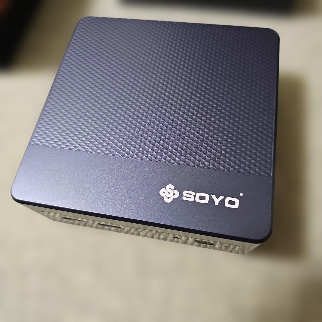 SOYO Mini PC ダークブルー キューブ型 512gb SOYO Mini PC ダークブルー キューブ型 512gb - ミニPC最 安値