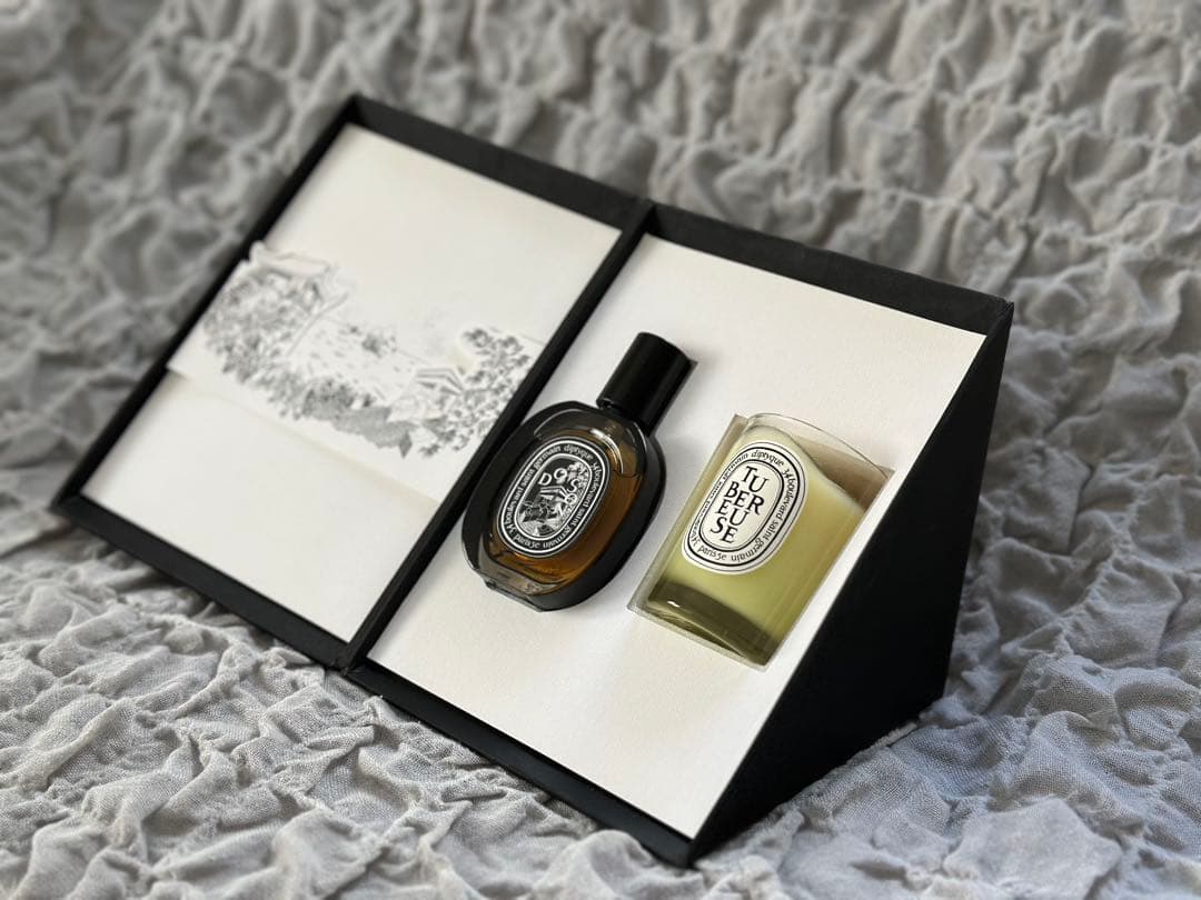 Diptyque オードパルファン&キャンドルセット 試してみた】ミニキャンドルセット diptyqueのリアルな口コミ