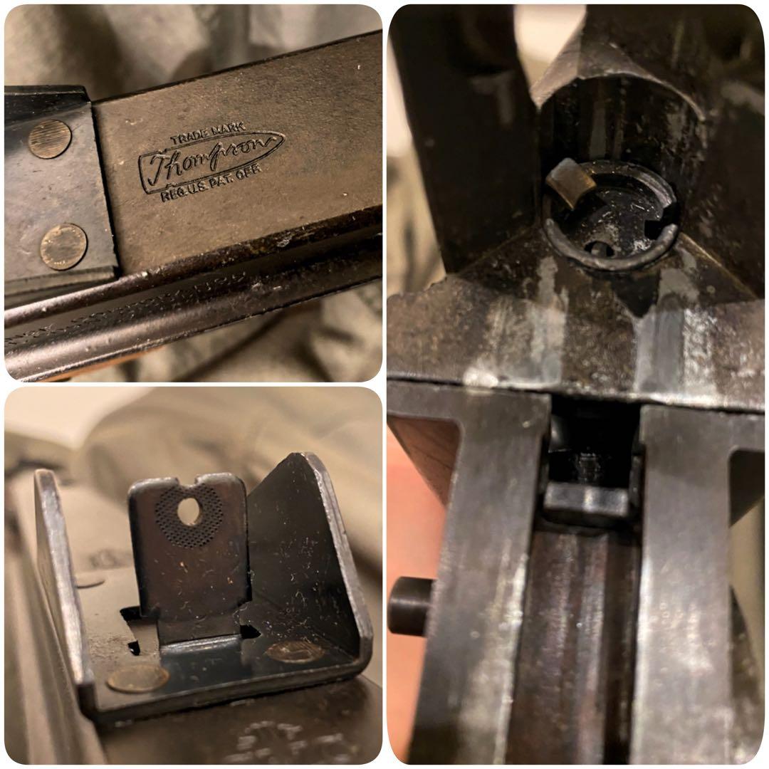 絶版名銃 未発火 東京CMC トンプソンM1 発火モデルガン 動作◎ SMG適合